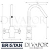 Bristan Pecan Easyfit Sink Mixer Kitchen Tap Dimensions